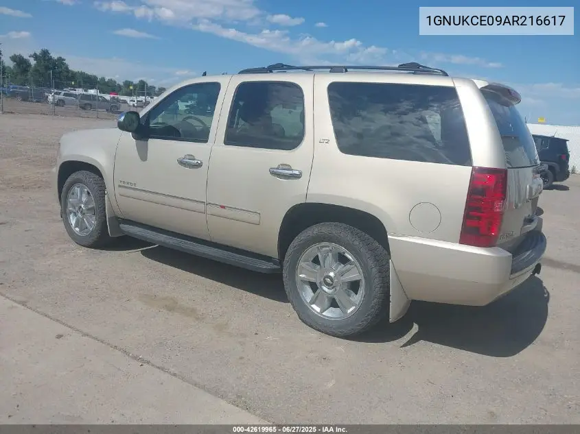 2010 Chevrolet Tahoe Ltz VIN: 1GNUKCE09AR216617 Lot: 42619965