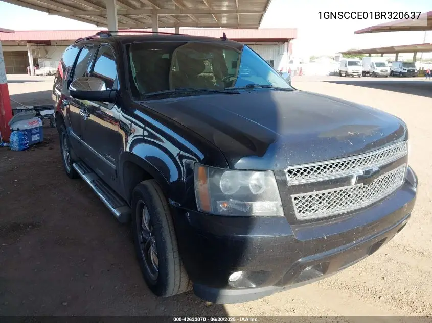 2011 Chevrolet Tahoe Ltz VIN: 1GNSCCE01BR320637 Lot: 42633070