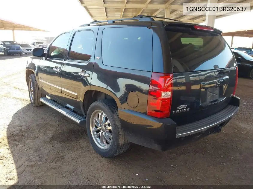 2011 Chevrolet Tahoe Ltz VIN: 1GNSCCE01BR320637 Lot: 42633070