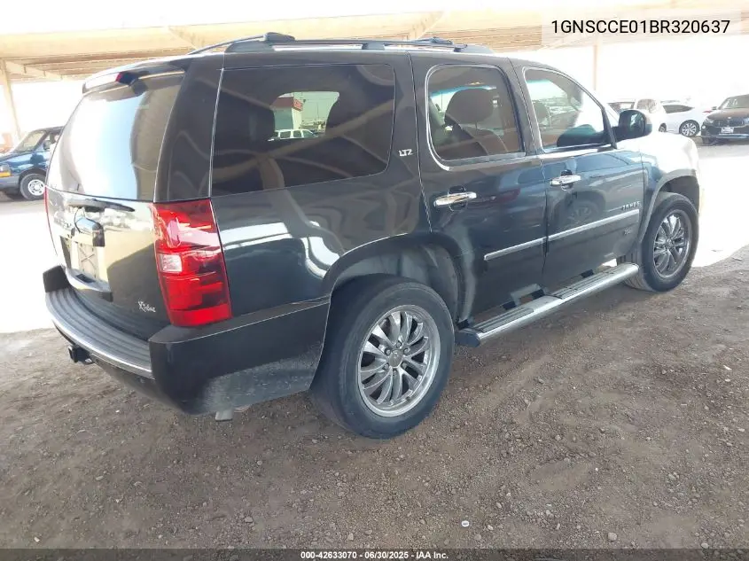 2011 Chevrolet Tahoe Ltz VIN: 1GNSCCE01BR320637 Lot: 42633070