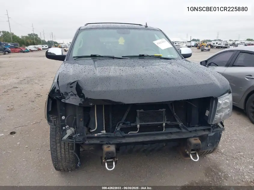 2012 Chevrolet Tahoe Lt VIN: 1GNSCBE01CR225880 Lot: 42622033