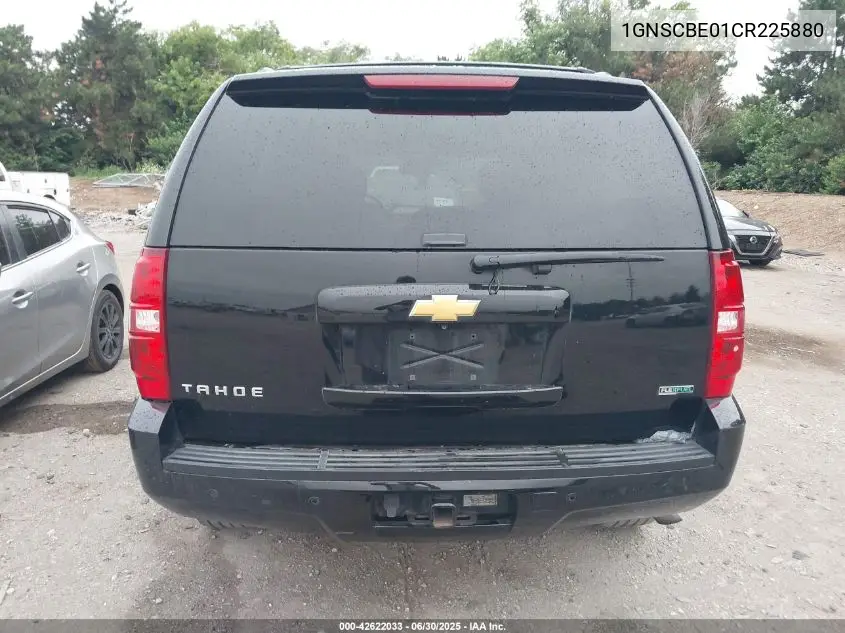 2012 Chevrolet Tahoe Lt VIN: 1GNSCBE01CR225880 Lot: 42622033