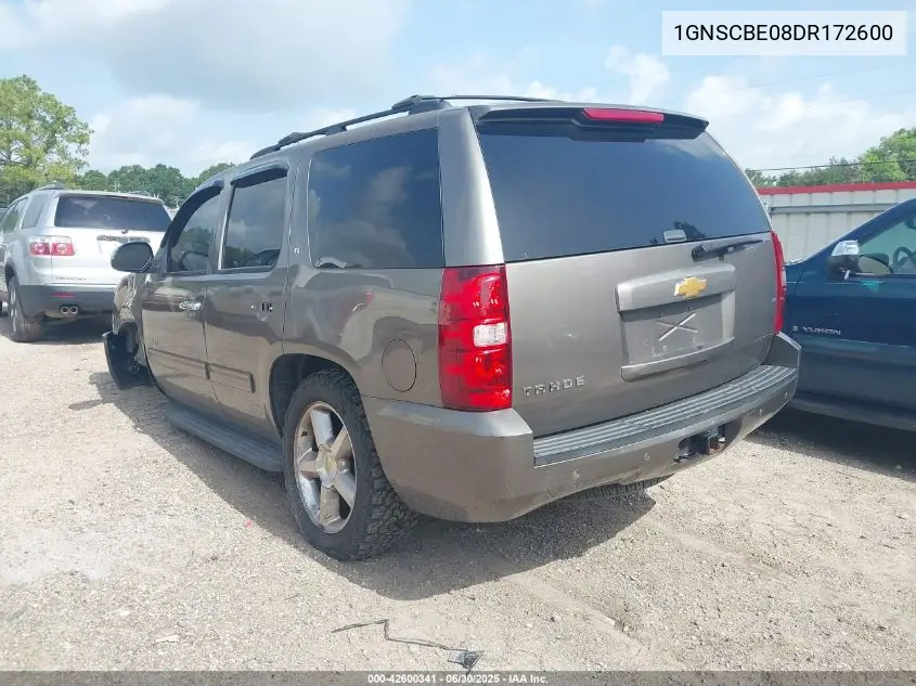 2013 Chevrolet Tahoe Lt VIN: 1GNSCBE08DR172600 Lot: 42600341