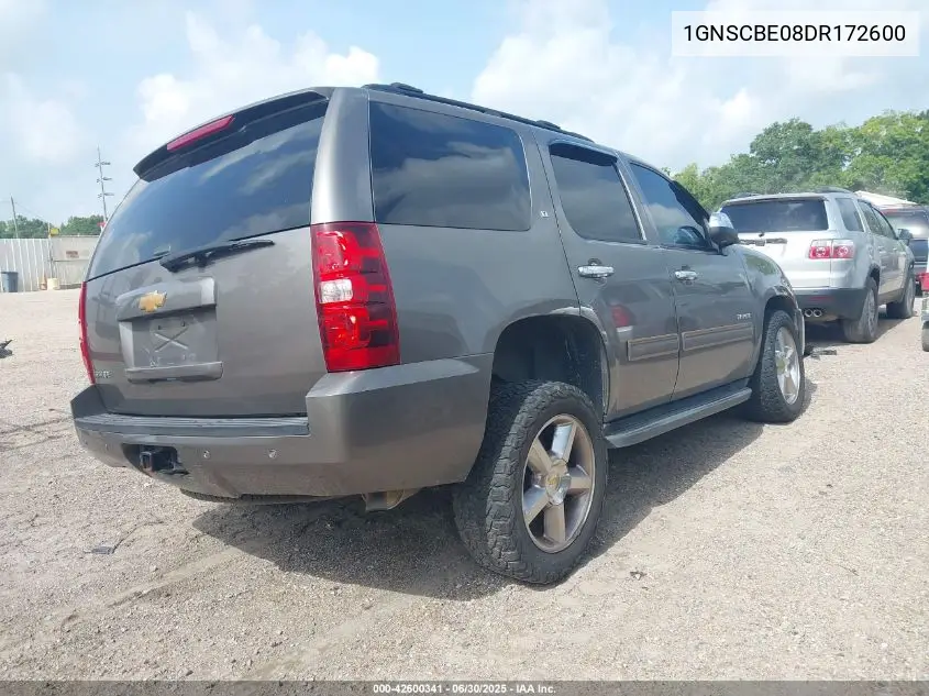 2013 Chevrolet Tahoe Lt VIN: 1GNSCBE08DR172600 Lot: 42600341