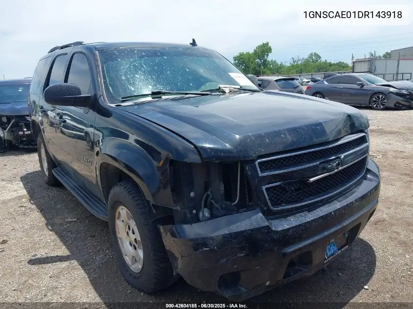 2013 Chevrolet Tahoe Ls VIN: 1GNSCAE01DR143918 Lot: 42604185