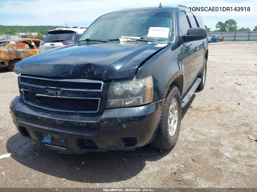2013 Chevrolet Tahoe Ls VIN: 1GNSCAE01DR143918 Lot: 42604185