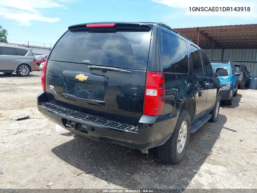 2013 Chevrolet Tahoe Ls VIN: 1GNSCAE01DR143918 Lot: 42604185