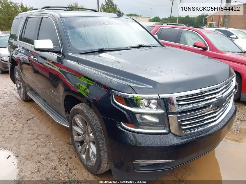 2015 Chevrolet Tahoe Ltz VIN: 1GNSKCKC5FR544422 Lot: 42247143