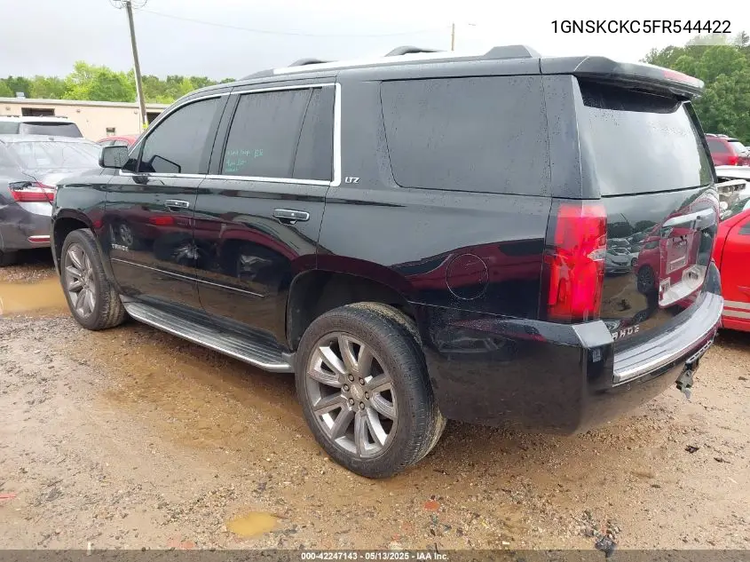 2015 Chevrolet Tahoe Ltz VIN: 1GNSKCKC5FR544422 Lot: 42247143