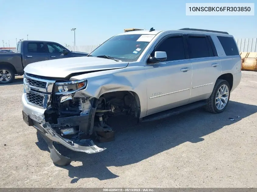 2015 Chevrolet Tahoe Lt VIN: 1GNSCBKC6FR303850 Lot: 42254115
