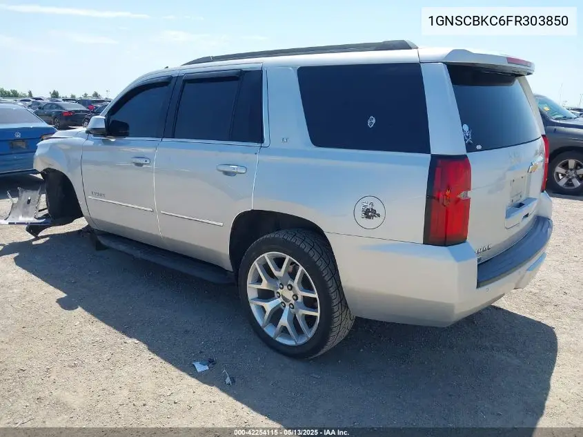 2015 Chevrolet Tahoe Lt VIN: 1GNSCBKC6FR303850 Lot: 42254115