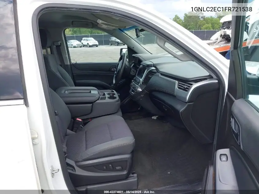 2015 Chevrolet Tahoe Commercial Fleet VIN: 1GNLC2EC1FR721538 Lot: 42274601