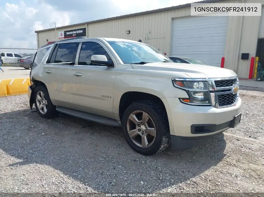 2015 Chevrolet Tahoe C1500 Lt VIN: 1GNSCBKC9FR241912 Lot: 42571879