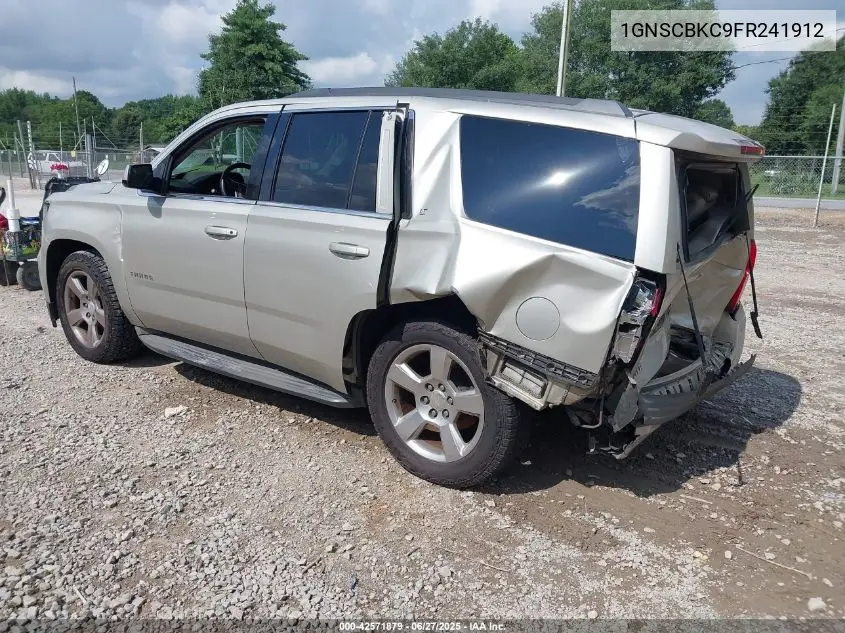 2015 Chevrolet Tahoe C1500 Lt VIN: 1GNSCBKC9FR241912 Lot: 42571879