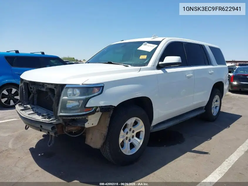 2015 Chevrolet Tahoe Commercial Fleet VIN: 1GNSK3EC9FR622941 Lot: 42592315