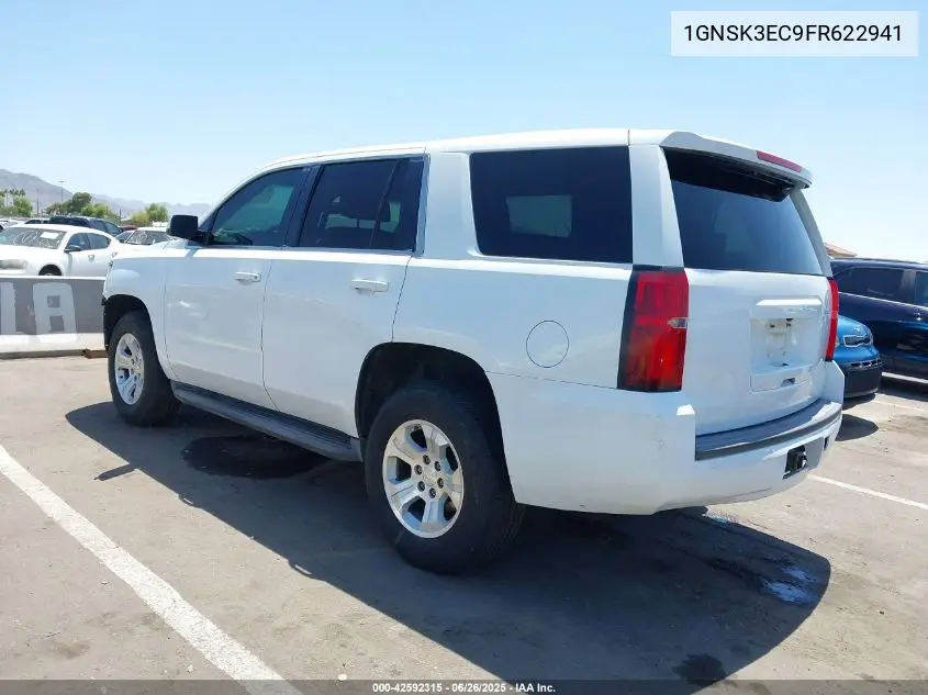 2015 Chevrolet Tahoe Commercial Fleet VIN: 1GNSK3EC9FR622941 Lot: 42592315
