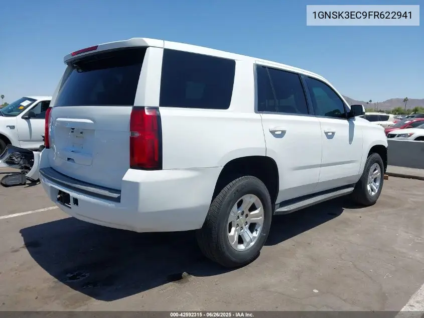 2015 Chevrolet Tahoe Commercial Fleet VIN: 1GNSK3EC9FR622941 Lot: 42592315