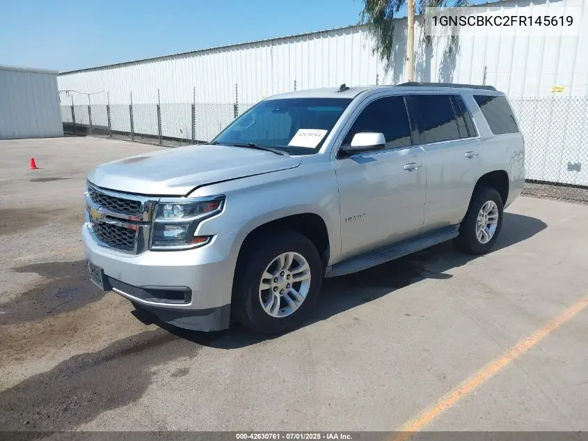 2015 Chevrolet Tahoe Lt VIN: 1GNSCBKC2FR145619 Lot: 42630761