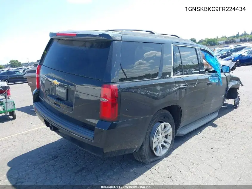 2015 Chevrolet Tahoe Lt VIN: 1GNSKBKC9FR224434 Lot: 42804701