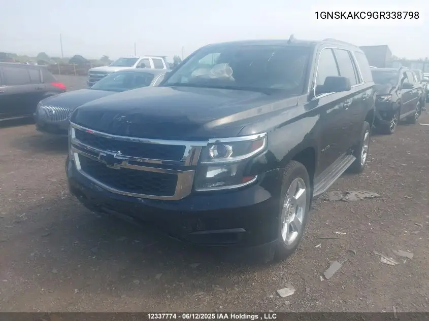 2016 Chevrolet Tahoe Ls VIN: 1GNSKAKC9GR338798 Lot: 12337774