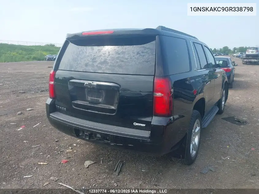2016 Chevrolet Tahoe Ls VIN: 1GNSKAKC9GR338798 Lot: 12337774