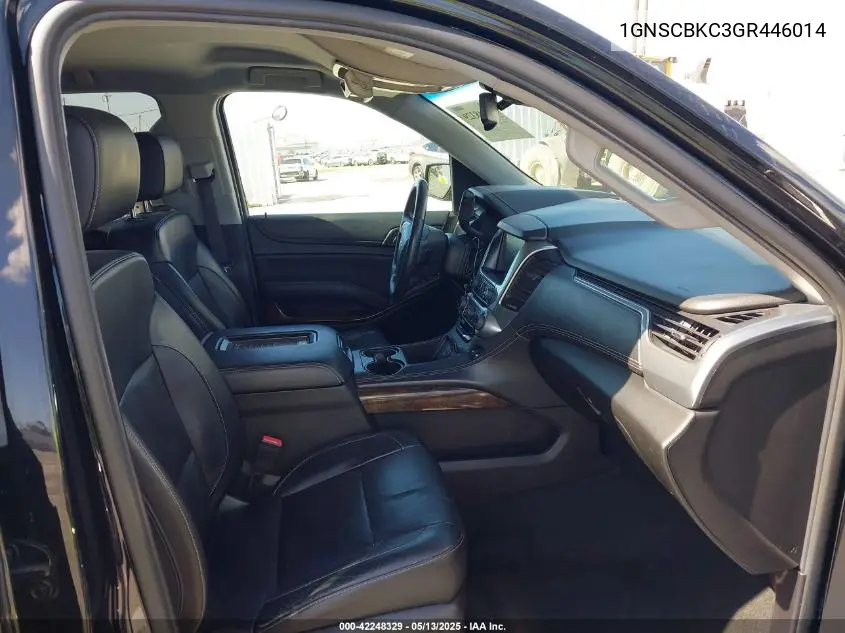 2016 Chevrolet Tahoe Lt VIN: 1GNSCBKC3GR446014 Lot: 42248329