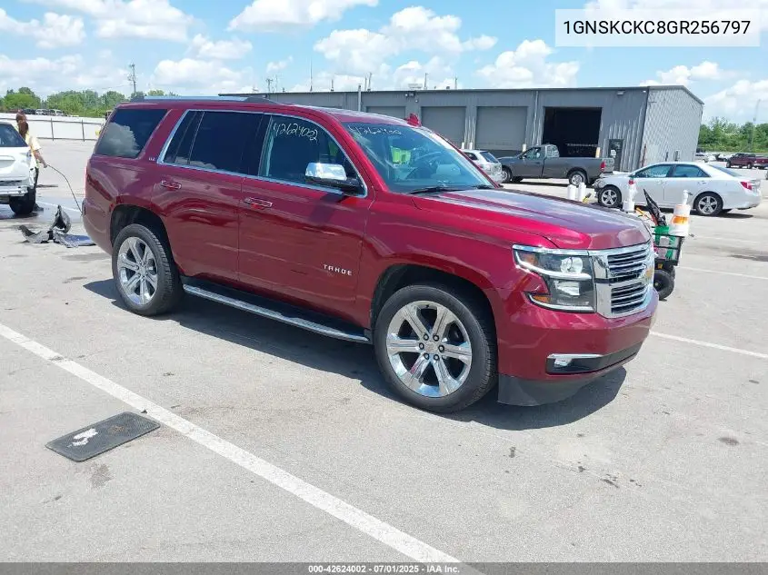 2016 Chevrolet Tahoe K1500 Ltz VIN: 1GNSKCKC8GR256797 Lot: 42624002