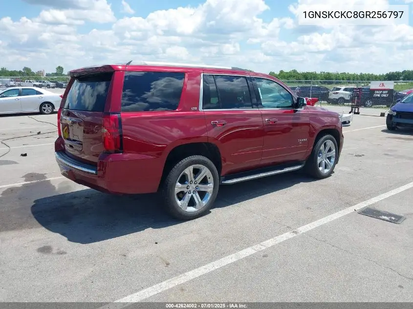 2016 Chevrolet Tahoe K1500 Ltz VIN: 1GNSKCKC8GR256797 Lot: 42624002