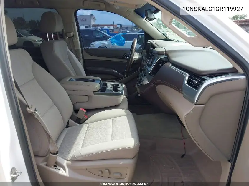 2016 Chevrolet Tahoe Ls VIN: 1GNSKAEC1GR119927 Lot: 42634130