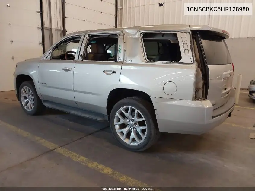 2017 Chevrolet Tahoe Lt VIN: 1GNSCBKC5HR128980 Lot: 42644191