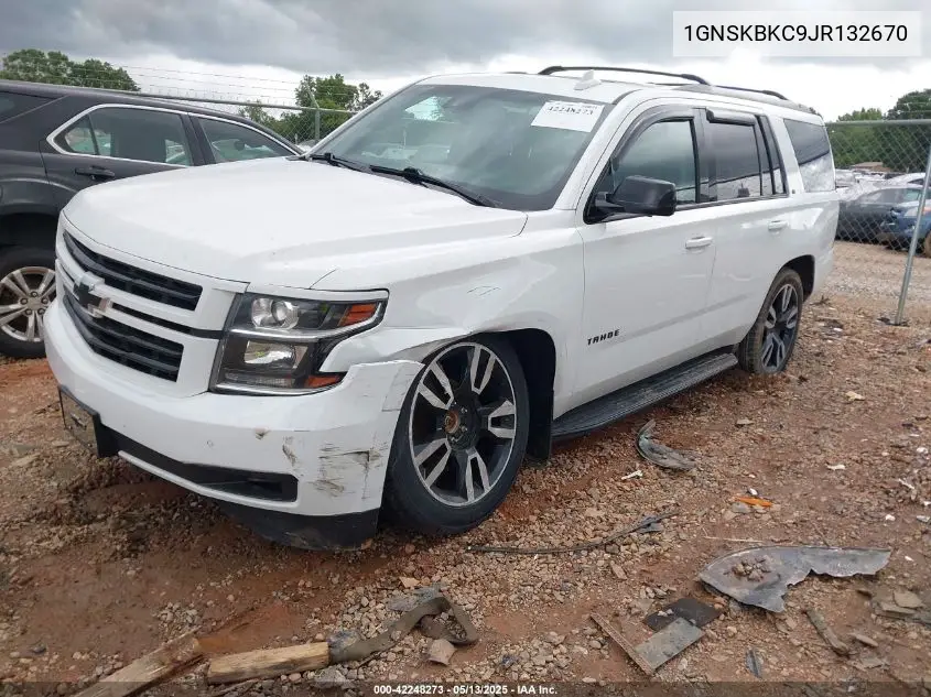 2018 Chevrolet Tahoe Lt VIN: 1GNSKBKC9JR132670 Lot: 42248273