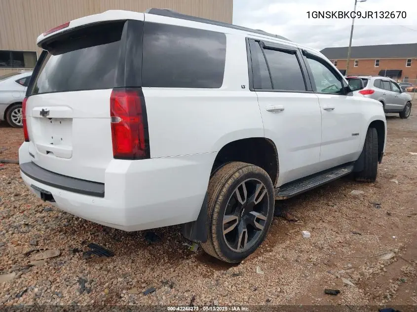 2018 Chevrolet Tahoe Lt VIN: 1GNSKBKC9JR132670 Lot: 42248273