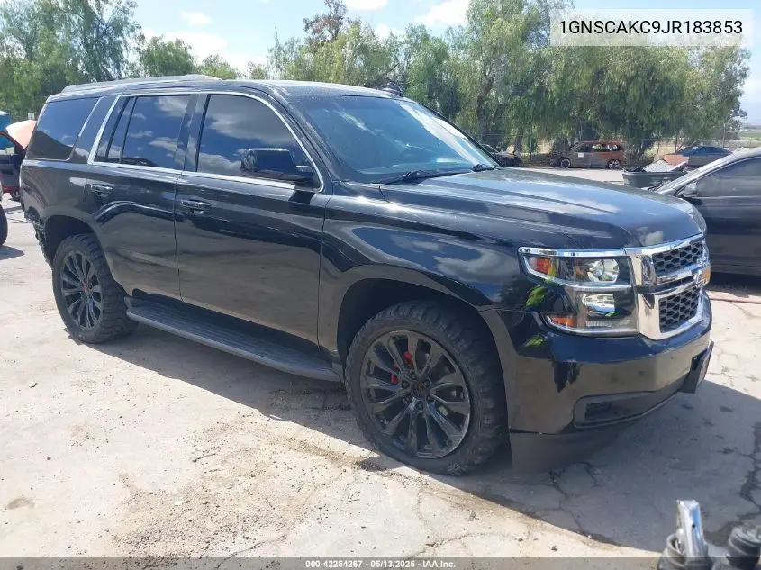 2018 Chevrolet Tahoe Ls VIN: 1GNSCAKC9JR183853 Lot: 42254267