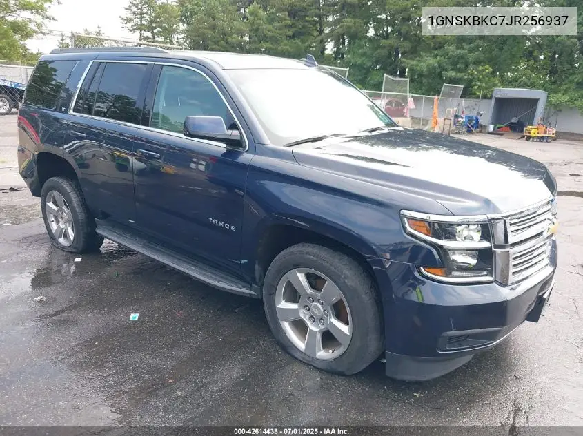 2018 Chevrolet Tahoe Lt VIN: 1GNSKBKC7JR256937 Lot: 42614438