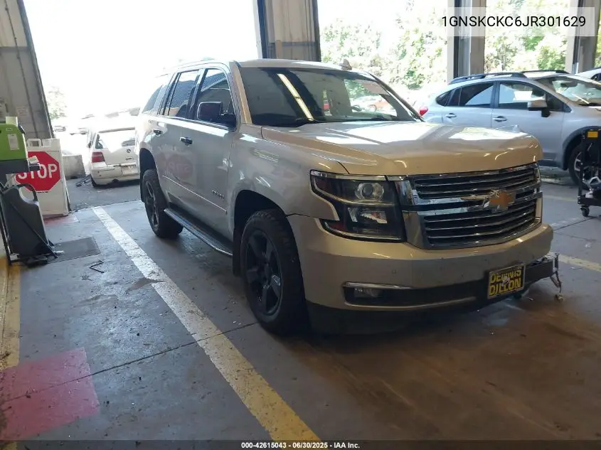 2018 Chevrolet Tahoe Premier VIN: 1GNSKCKC6JR301629 Lot: 42615043
