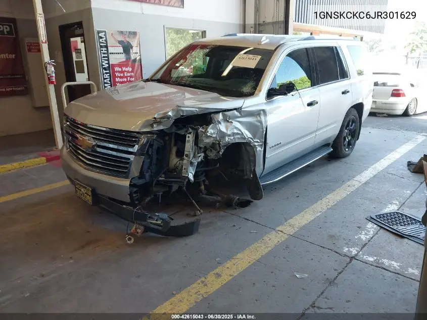 2018 Chevrolet Tahoe Premier VIN: 1GNSKCKC6JR301629 Lot: 42615043