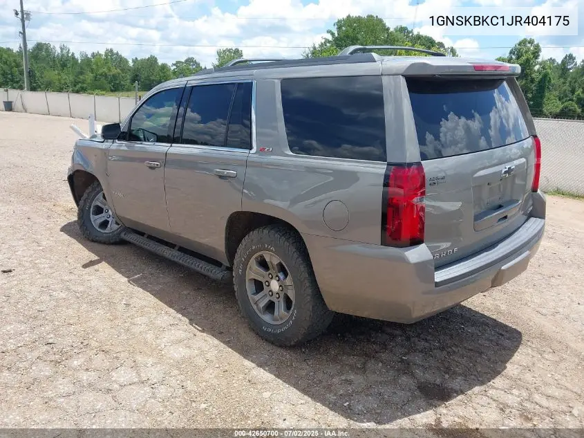 2018 Chevrolet Tahoe Lt VIN: 1GNSKBKC1JR404175 Lot: 42650700