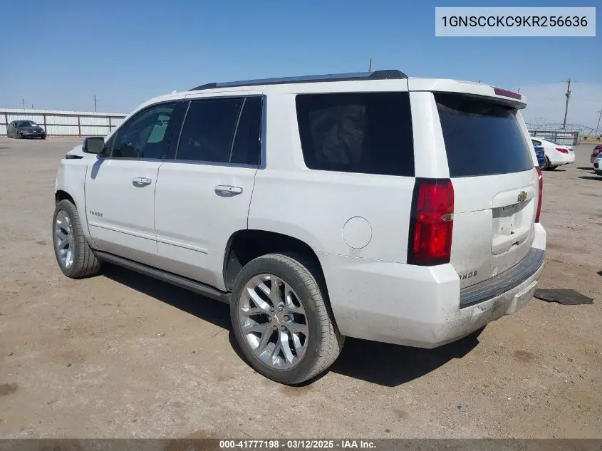 2019 Chevrolet Tahoe Premier VIN: 1GNSCCKC9KR256636 Lot: 41777198