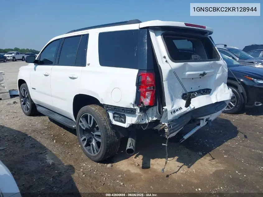 2019 Chevrolet Tahoe Lt VIN: 1GNSCBKC2KR128944 Lot: 42600686