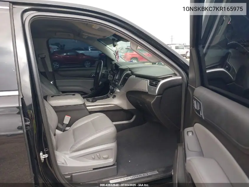 2019 Chevrolet Tahoe Lt VIN: 1GNSKBKC7KR165975 Lot: 42652648