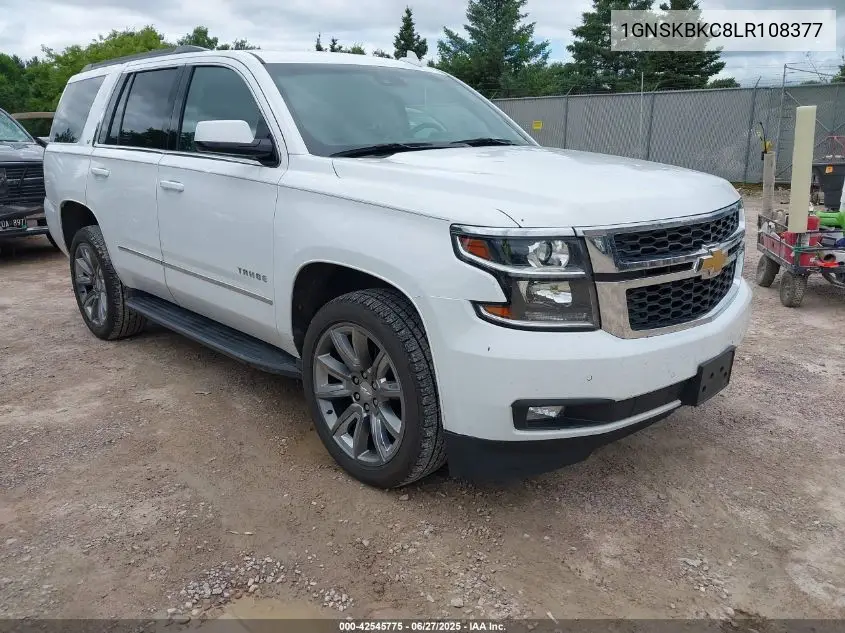2020 Chevrolet Tahoe 4Wd Lt VIN: 1GNSKBKC8LR108377 Lot: 42545775