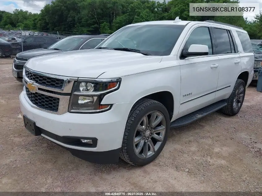 2020 Chevrolet Tahoe 4Wd Lt VIN: 1GNSKBKC8LR108377 Lot: 42545775