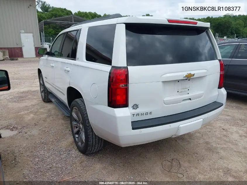 2020 Chevrolet Tahoe 4Wd Lt VIN: 1GNSKBKC8LR108377 Lot: 42545775