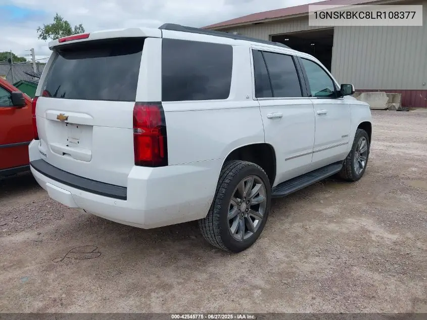 2020 Chevrolet Tahoe 4Wd Lt VIN: 1GNSKBKC8LR108377 Lot: 42545775