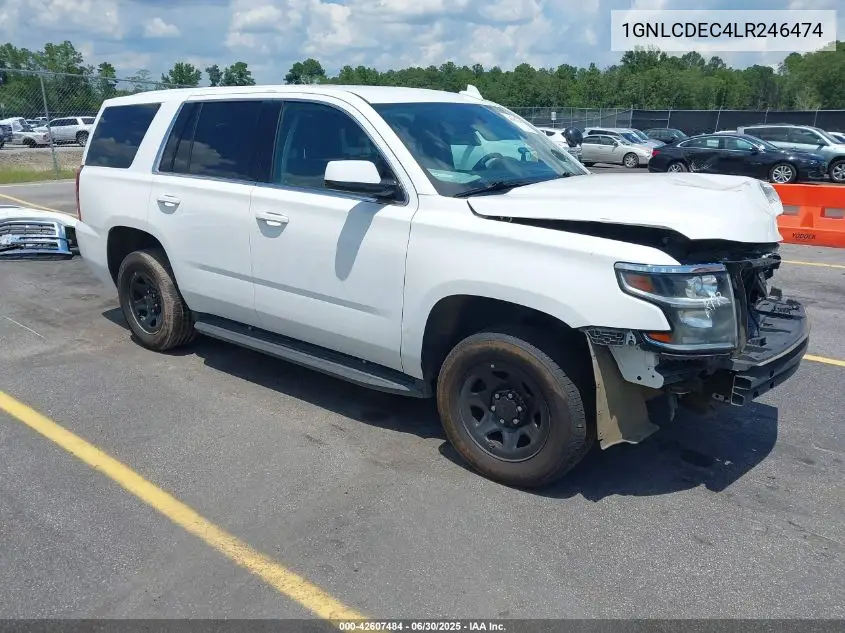 2020 Chevrolet Tahoe 2Wd Commercial Fleet VIN: 1GNLCDEC4LR246474 Lot: 42607484