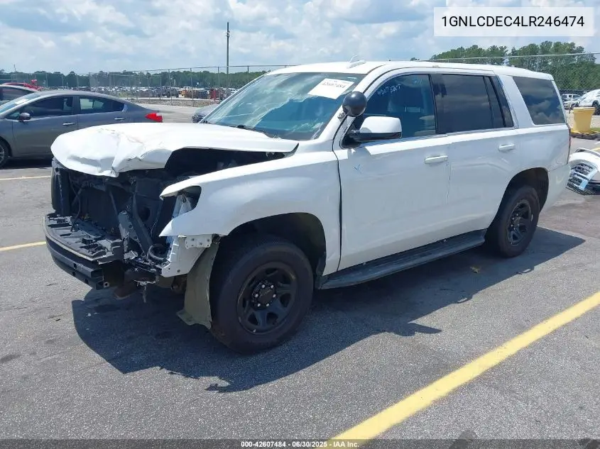 2020 Chevrolet Tahoe 2Wd Commercial Fleet VIN: 1GNLCDEC4LR246474 Lot: 42607484