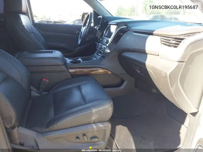 2020 Chevrolet Tahoe 2Wd Lt VIN: 1GNSCBKC0LR195687 Lot: 42620344
