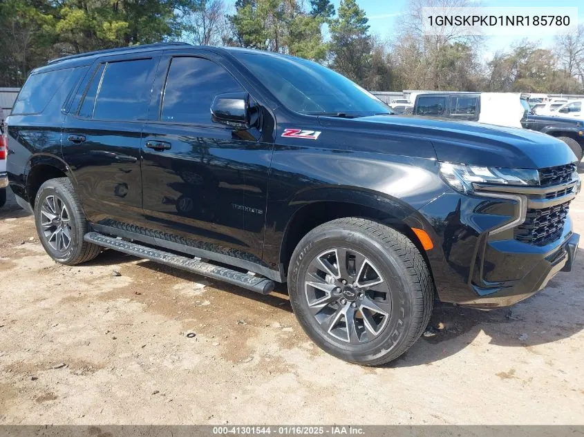2022 Chevrolet Tahoe 4Wd Z71 VIN: 1GNSKPKD1NR185780 Lot: 41301544