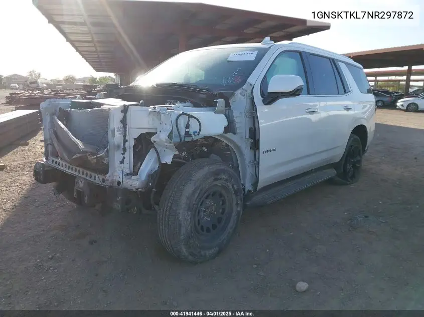 2022 Chevrolet Tahoe 4Wd High Country VIN: 1GNSKTKL7NR297872 Lot: 41941446