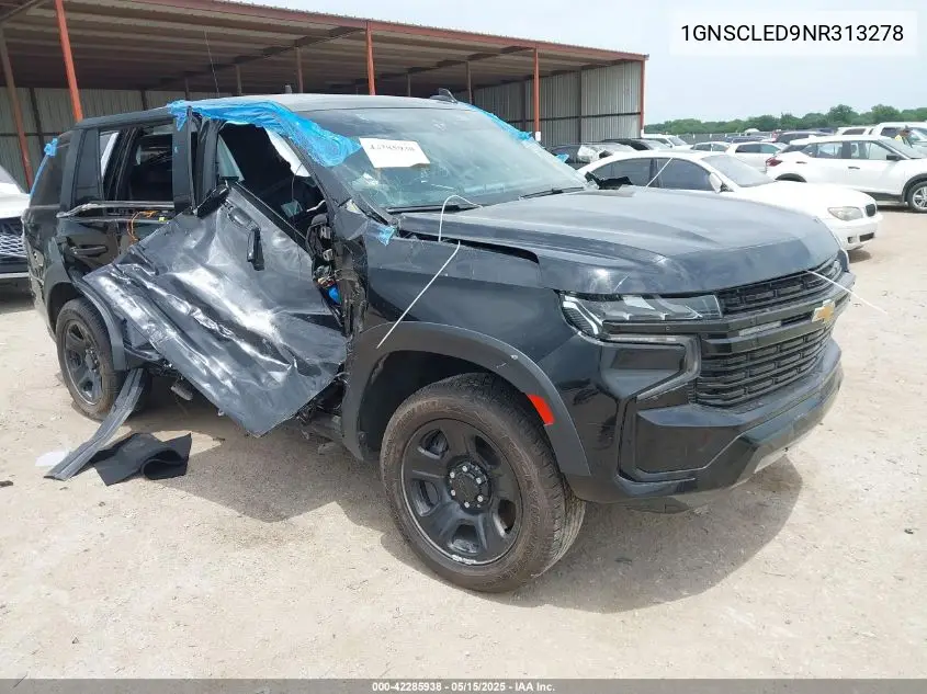 2022 Chevrolet Tahoe 2Wd Commercial Fleet VIN: 1GNSCLED9NR313278 Lot: 42285938